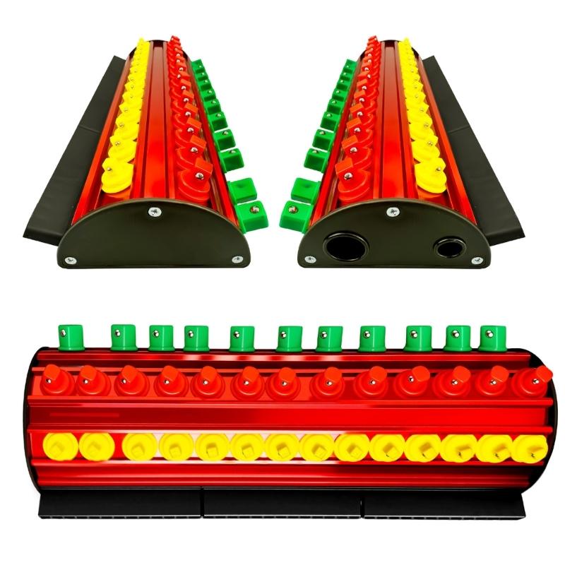 Modular Plastic Tool Organizers Set With Magnetic Socket And Bit Holders 77 Pieces Vertical Storage Rack For Mechanics Enthusiasts 1
Modular Plastic Tool Organizers Set With Magnetic Socket And Bit Holders 77 Pieces Vertical Storage Rack For Mechanics Enthusiasts 1