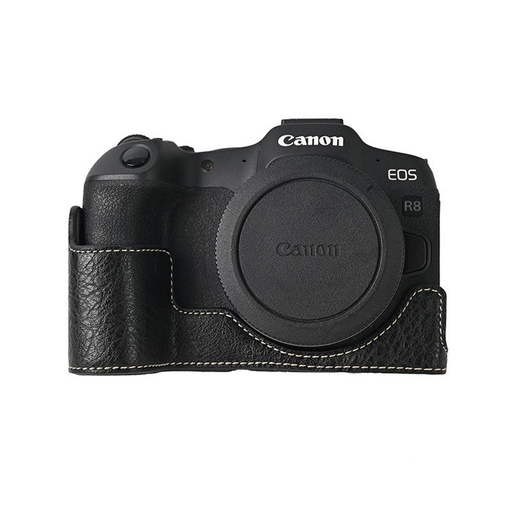 R8 Litchi Pattern PU Leather Camera Half Case for Canon EOS R8 Bottom Opening Magnetic Cover чёрный
R8 Litchi Pattern PU Leather Camera Half Case for Canon EOS R8 Bottom Opening Magnetic Cover чёрный