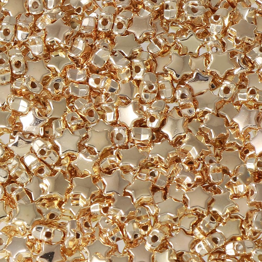 6mm Pack of Five-Pointed Star Spacer Beads for DIY Jewelry: Necklace, Bracelet, Earrings - Loose Beads with Holes 9mm
6mm Pack of Five-Pointed Star Spacer Beads for DIY Jewelry: Necklace, Bracelet, Earrings - Loose Beads with Holes 9mm