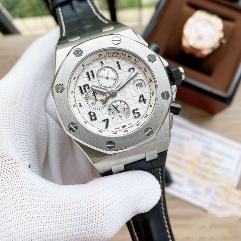 2024 Чоловічий висококласний кварцовий годинник Royal Oak з шістьма стрілками та силіконово-сталевим ремінцем
2024 Чоловічий висококласний кварцовий годинник Royal Oak з шістьма стрілками та силіконово-сталевим ремінцем