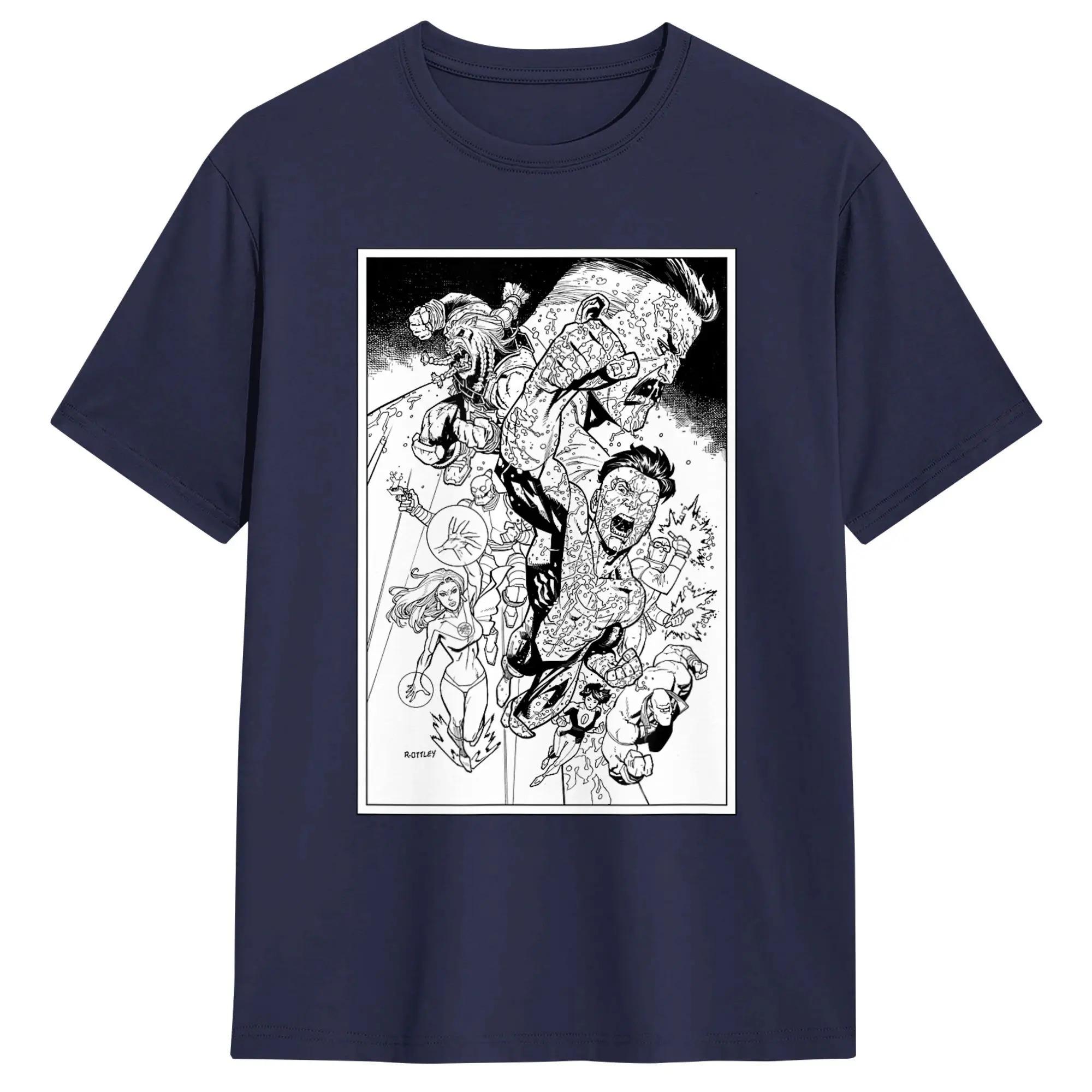 Summer Fashion Trendy Tee Unisex Women Invincibles Character Montage T Shirt Cotton Clothes Leisure Short Sleeve Crewneck Tees 4XL
Summer Fashion Trendy Tee Unisex Women Invincibles Character Montage T Shirt Cotton Clothes Leisure Short Sleeve Crewneck Tees 4XL
