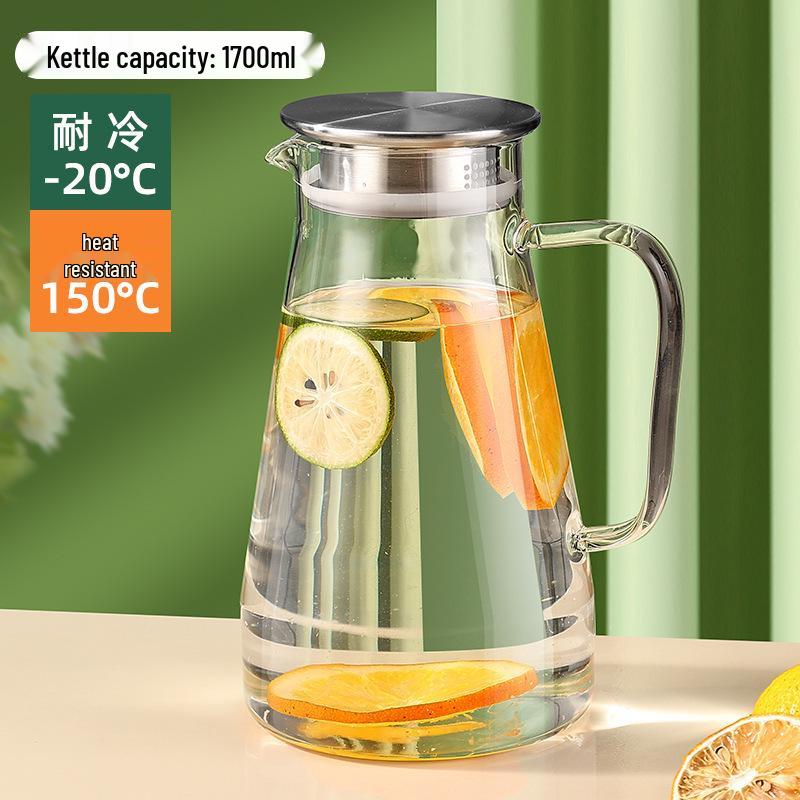 Large Capacity High-Temperature Resistant Glass Cold Brew Jug for Herbal Tea and Water - Food Grade, Free Shipping.
Large Capacity High-Temperature Resistant Glass Cold Brew Jug for Herbal Tea and Water - Food Grade, Free Shipping.