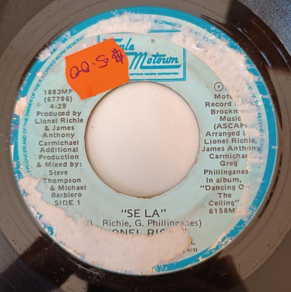 7inch Record LIONEL RICHIE Se La 1883MF Tamla Motown 1987 Barbados SoulFunk Used
7inch Record LIONEL RICHIE Se La 1883MF Tamla Motown 1987 Barbados SoulFunk Used