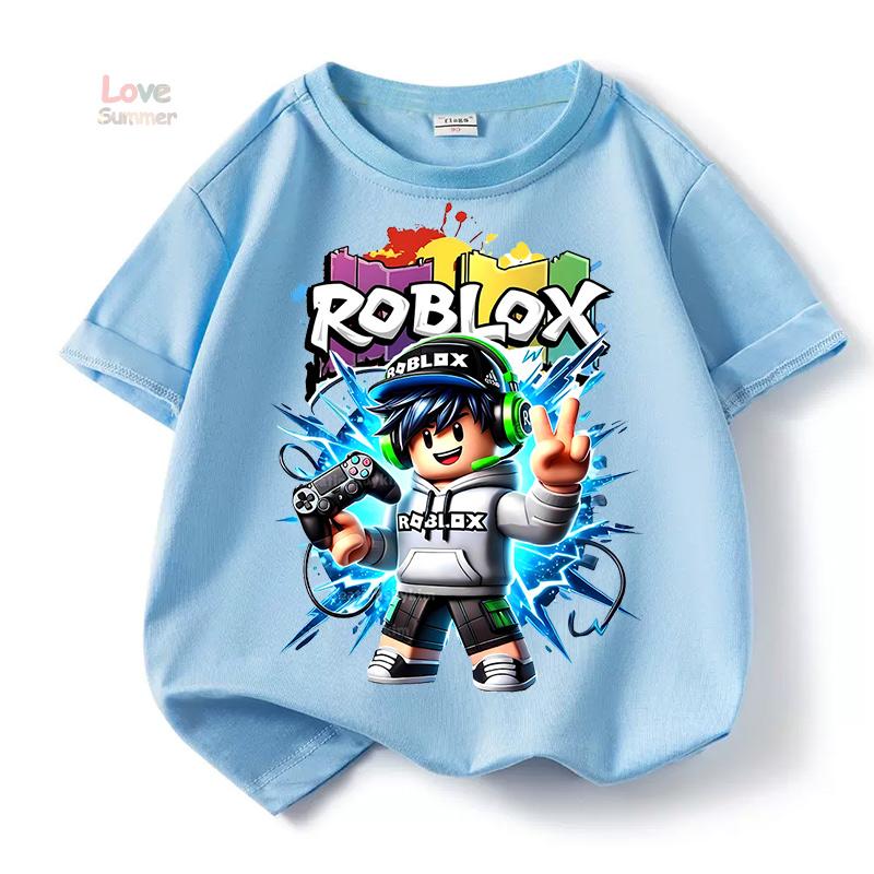 2026 Robloxing kid T-shirt Boys Game Sports Cotton T-shirt Child Cartoon Short sleeve top Casual Street Harajuku Clothes 110
2026 Robloxing kid T-shirt Boys Game Sports Cotton T-shirt Child Cartoon Short sleeve top Casual Street Harajuku Clothes 110