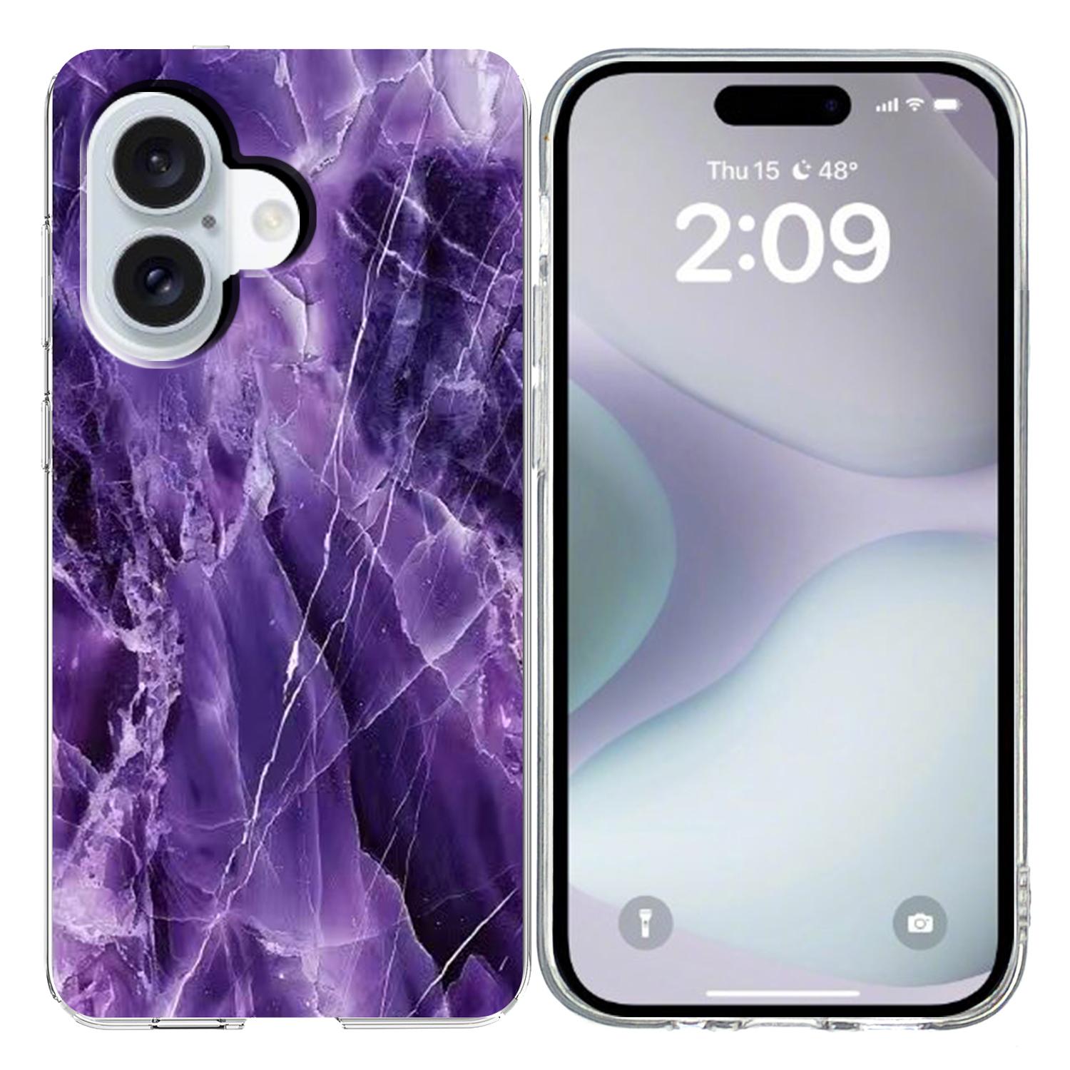 For iPhone 16 Case Marble Pattern Printing Soft TPU Phone Cover
For iPhone 16 Case Marble Pattern Printing Soft TPU Phone Cover