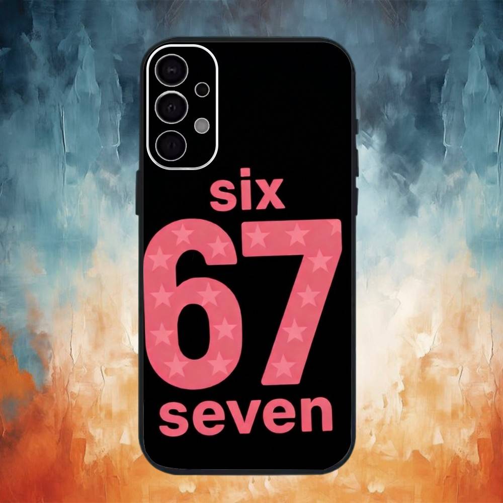 six seven 67 phone Case For Samsung S26,25,24,21,22,23,30,20,Ultra,Plus,Fe,Lite Black Soft Cover Samsung S26Plus
six seven 67 phone Case For Samsung S26,25,24,21,22,23,30,20,Ultra,Plus,Fe,Lite Black Soft Cover Samsung S26Plus