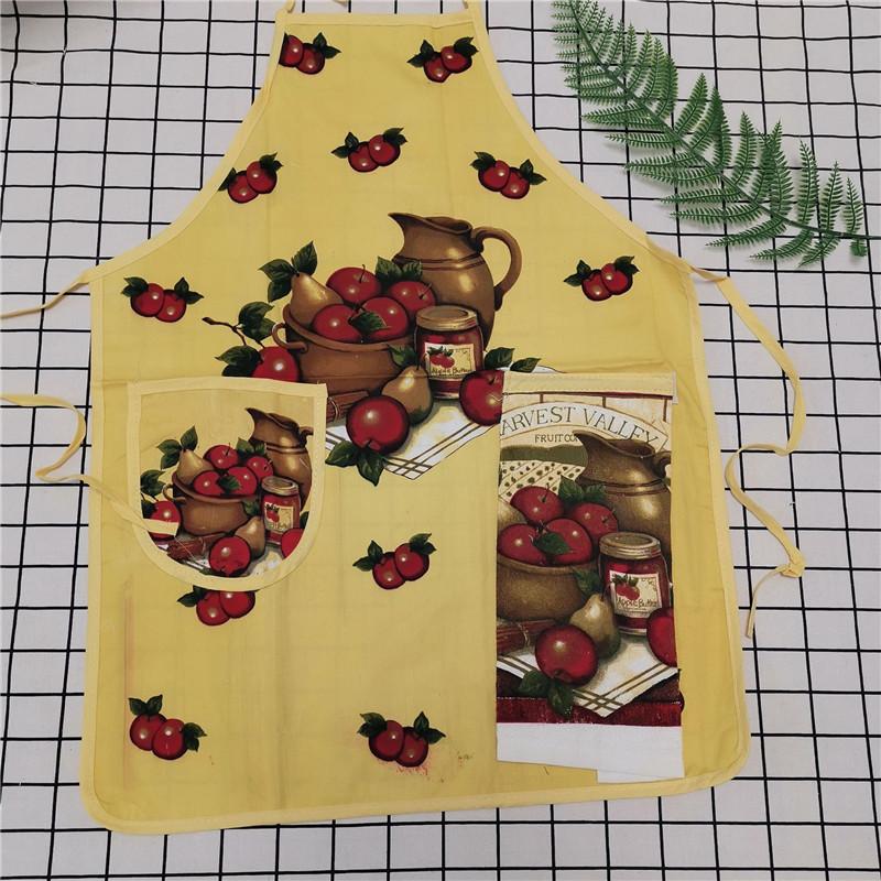 1 Set Vintage Grape Wine Printed Cotton Apron With Pocket Kitchen Hand Towel Cleaning Tool
1 Set Vintage Grape Wine Printed Cotton Apron With Pocket Kitchen Hand Towel Cleaning Tool