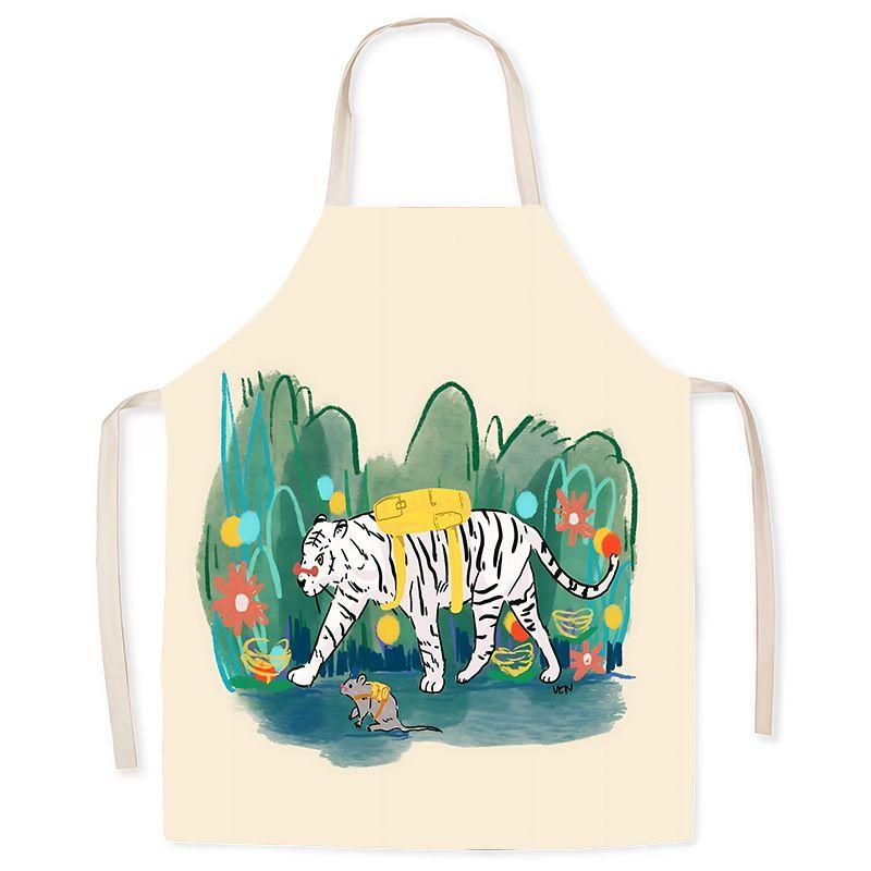 Forest Animal Series Halter Sleeveless Apron Kitchen Household Waist Studio Baking Parent-child Studio Anti-fouling Clothes Adult:65*75cm бежевый
Forest Animal Series Halter Sleeveless Apron Kitchen Household Waist Studio Baking Parent-child Studio Anti-fouling Clothes Adult:65*75cm бежевый
