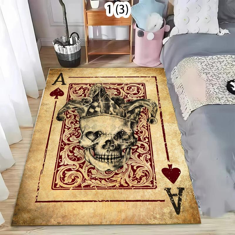 1 Piece Home Livingroom Rug Poker Gothic Print Floor Mat Fatigue Anti Slip Foot Mat Carpet LivingRoom Bedroom GameRoom Home Rugs 40x60cm
1 Piece Home Livingroom Rug Poker Gothic Print Floor Mat Fatigue Anti Slip Foot Mat Carpet LivingRoom Bedroom GameRoom Home Rugs 40x60cm