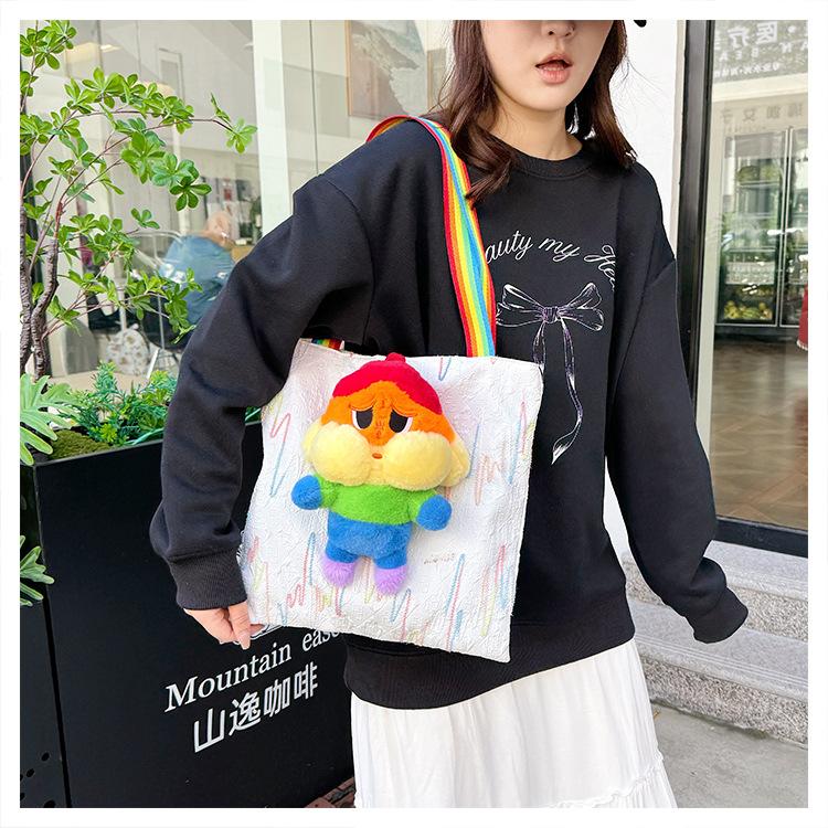 Spring and summer new cartoon color webbing backpack female niche design high value single shoulder lazy atmosphere style жовтий
Spring and summer new cartoon color webbing backpack female niche design high value single shoulder lazy atmosphere style жовтий