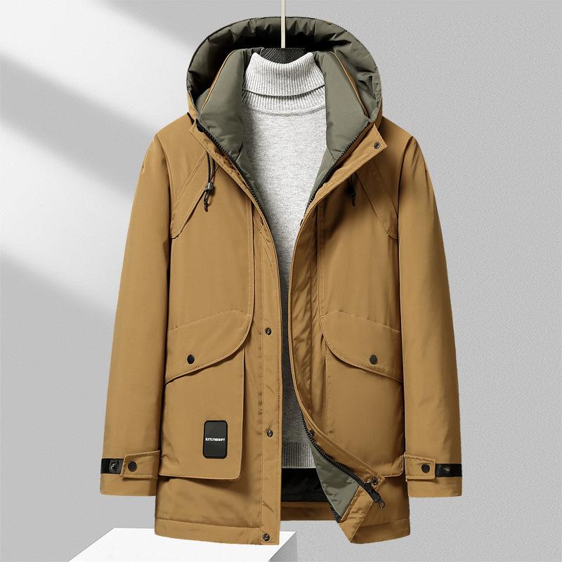 Пуховик мужской повседневный средней и длинной длины Pie Oversomess утолщенный капюшон Outdoor Тепло и устойчивость к холоду Пух M
Пуховик мужской повседневный средней и длинной длины Pie Oversomess утолщенный капюшон Outdoor Тепло и устойчивость к холоду Пух M