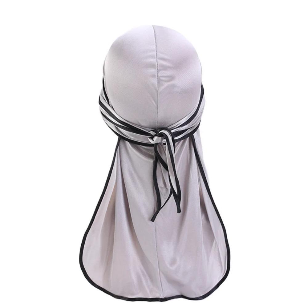 Durag Long Tail Silky Scarf Muslim Doo Rag Pirate Hat Durag Chemo Caps Skull Hat Turban hair band Bandanas 18 colors for Choose срібний
Durag Long Tail Silky Scarf Muslim Doo Rag Pirate Hat Durag Chemo Caps Skull Hat Turban hair band Bandanas 18 colors for Choose срібний