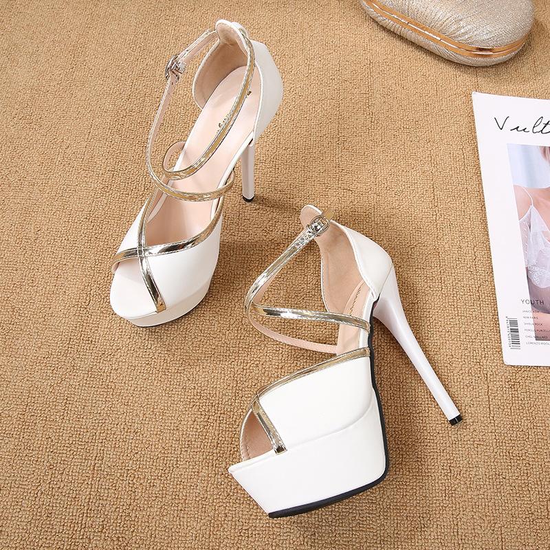 Summer new fish mouth fashionable and sexy waterproof table high heel stiletto wedding banquet women s single shoes sandals 39 чорний
Summer new fish mouth fashionable and sexy waterproof table high heel stiletto wedding banquet women s single shoes sandals 39 чорний