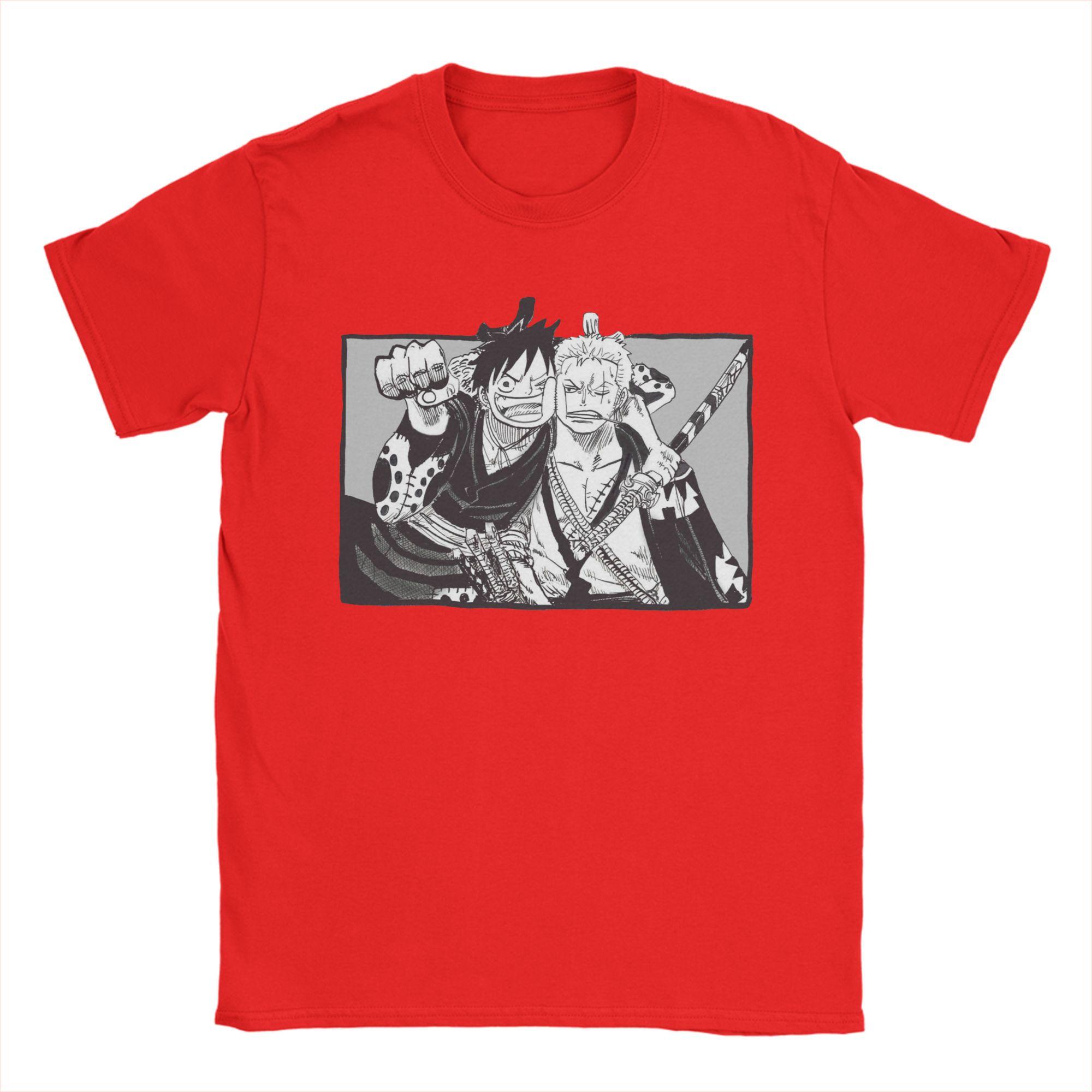 Men Luffy and Zoro Ones Pieces T Shirt Anime Cotton Tops Leisure Short Sleeve O Neck Tees Graphic Printed TShirts S
Men Luffy and Zoro Ones Pieces T Shirt Anime Cotton Tops Leisure Short Sleeve O Neck Tees Graphic Printed TShirts S