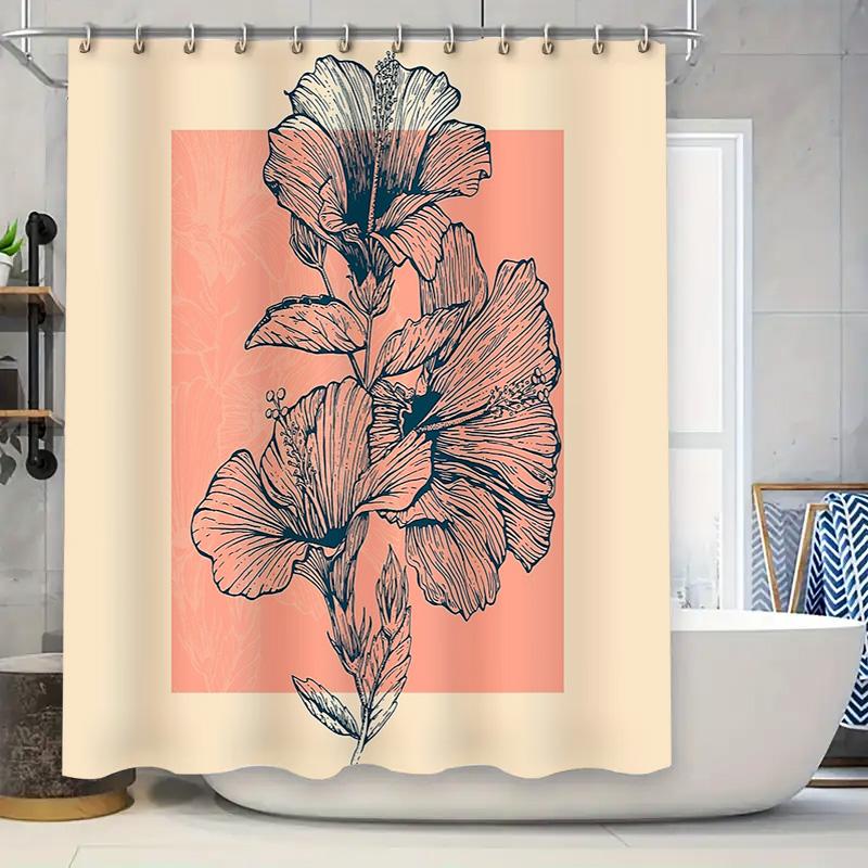 Botanical Shower Curtain Vintage Floral Pattern Bathroom Decor Nature Inspired Washable Liner Backdrop Artistic Home Textile W60H190(CM)-1 Pcs
Botanical Shower Curtain Vintage Floral Pattern Bathroom Decor Nature Inspired Washable Liner Backdrop Artistic Home Textile W60H190(CM)-1 Pcs
