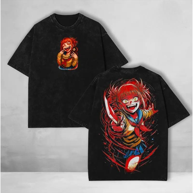 Himiko Toga Print T-shirt My Hero Academia Anime Clothing Men Women Short Sleeve Cotton Tshirts Washed Tee Harajuku Male T Shirt XXL чорний
Himiko Toga Print T-shirt My Hero Academia Anime Clothing Men Women Short Sleeve Cotton Tshirts Washed Tee Harajuku Male T Shirt XXL чорний