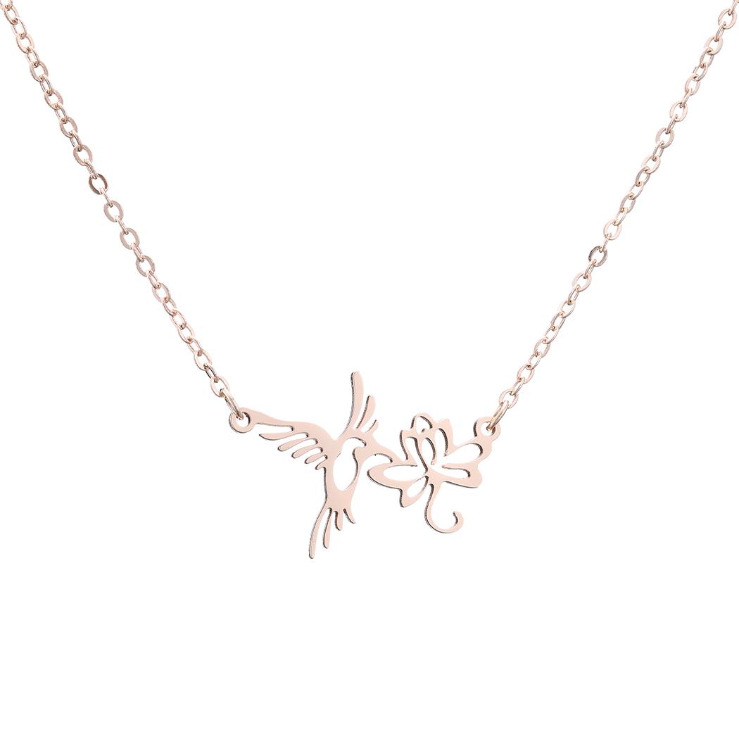 Kinitial Animal Swallow Birds Necklace Stainless Steel Hummingbird Necklaces & Pendants Clavicle Chain Necklace collare Jewelry
Kinitial Animal Swallow Birds Necklace Stainless Steel Hummingbird Necklaces & Pendants Clavicle Chain Necklace collare Jewelry