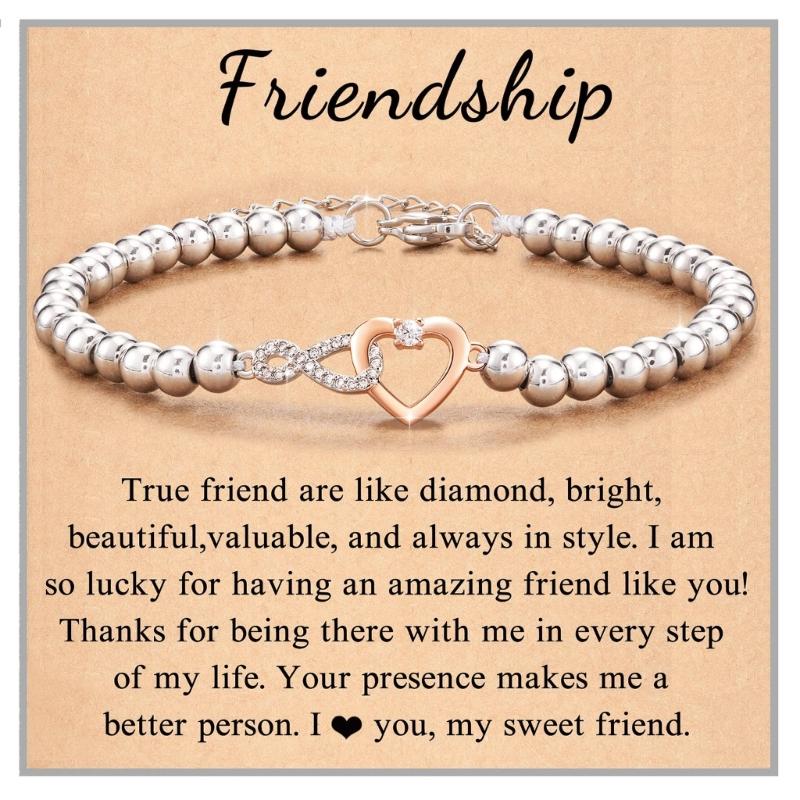Sturdy Alloy Infinities Heart Bracelet Designs for Women Seek Unique Elegant and Stylish Outfits Parties Supplies
Sturdy Alloy Infinities Heart Bracelet Designs for Women Seek Unique Elegant and Stylish Outfits Parties Supplies