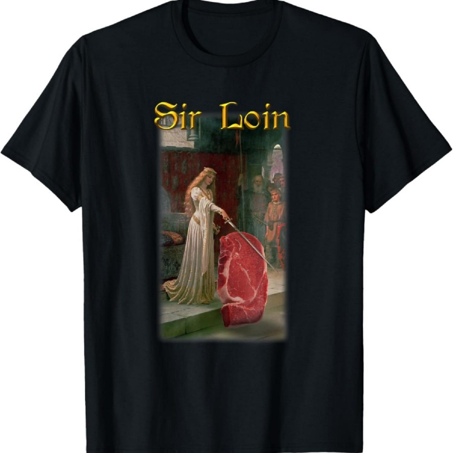 Sir Loin Funny Sirloin Steak Joke Medieval Accolade Art T-Shirt XXXXXL чорний
Sir Loin Funny Sirloin Steak Joke Medieval Accolade Art T-Shirt XXXXXL чорний