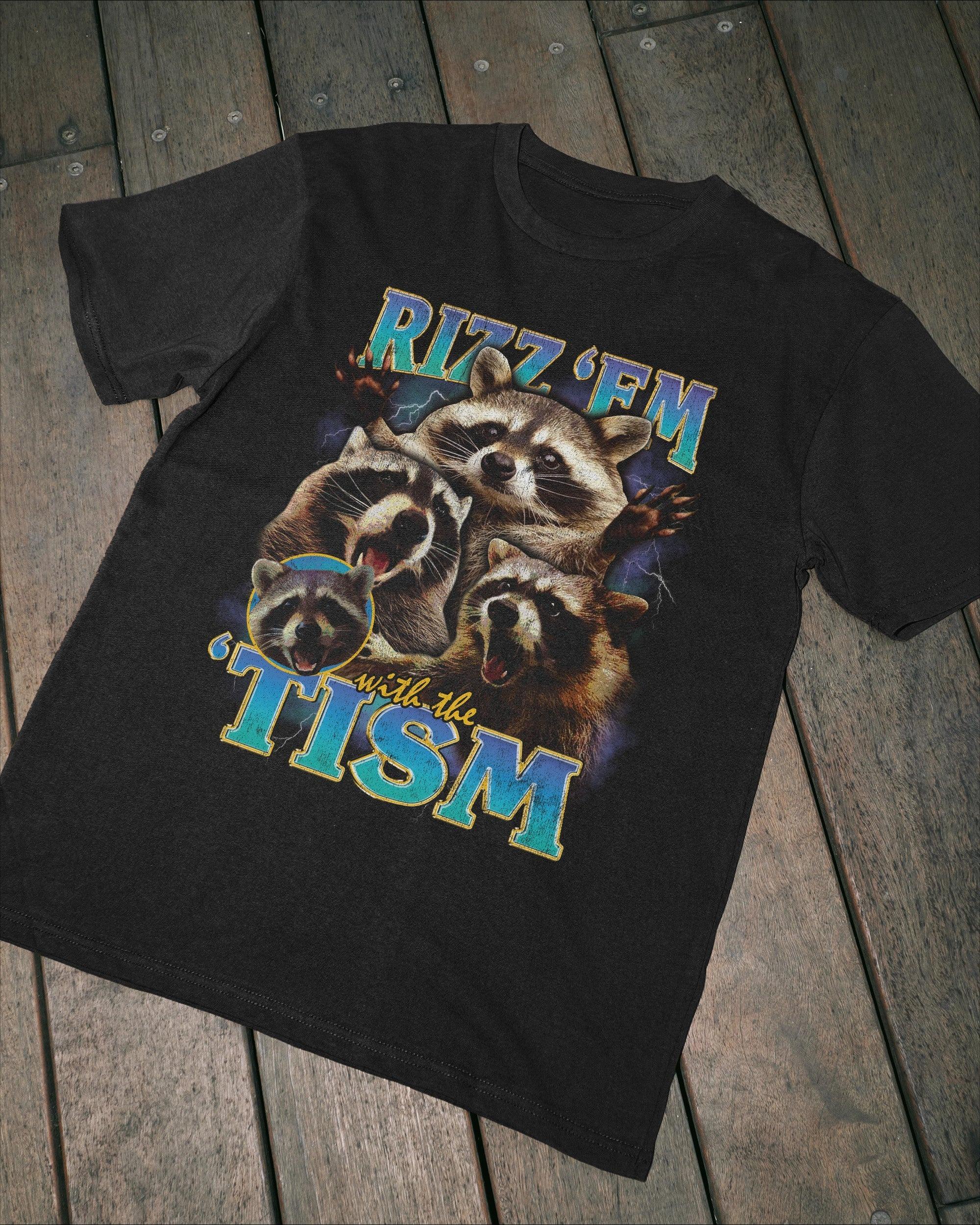 Rizz Em with The Tism Raccoon TShirt Unisex Funny Meme Graphic Tee Stormy Vintage Streetwear Short Sleeve Casual Oversized Top 4XL
Rizz Em with The Tism Raccoon TShirt Unisex Funny Meme Graphic Tee Stormy Vintage Streetwear Short Sleeve Casual Oversized Top 4XL
