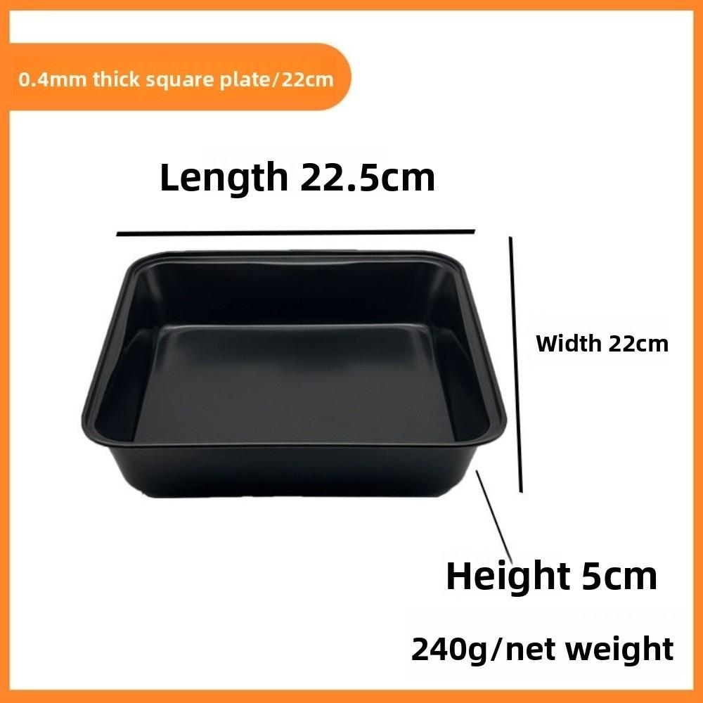 22cm 25cm 27cm Square Cake Pan Rust-resistant Lasagna Cooking Pan New Cake Baking Mold Kitchen Use Black-22cm
22cm 25cm 27cm Square Cake Pan Rust-resistant Lasagna Cooking Pan New Cake Baking Mold Kitchen Use Black-22cm