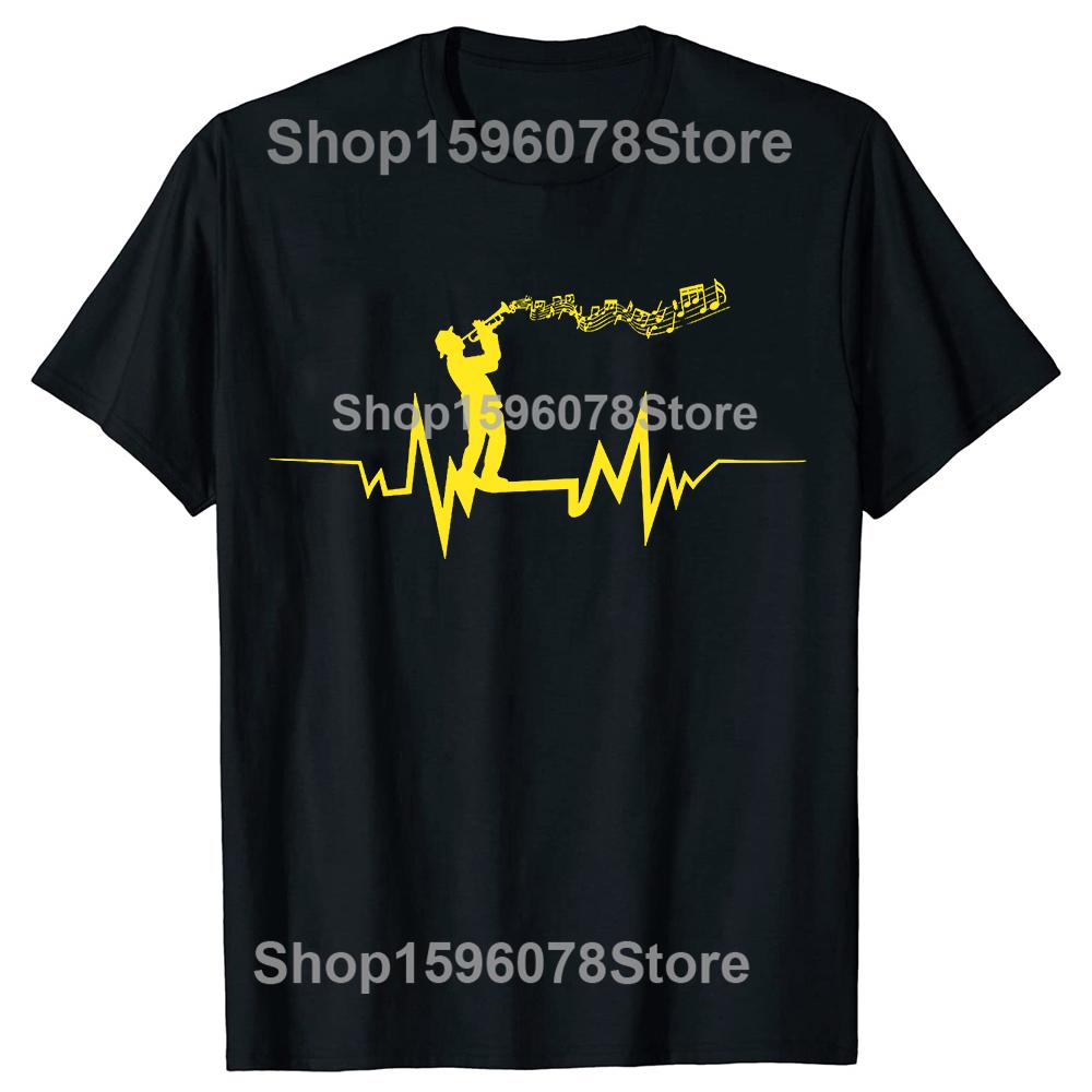 Trumpeter Heartbeat Trumpet Lovers T Shirts Men Cotton Humor Streetwear Tee Shirt Short Sleeve Unisex Loose Crewneck Clothing 4XL
Trumpeter Heartbeat Trumpet Lovers T Shirts Men Cotton Humor Streetwear Tee Shirt Short Sleeve Unisex Loose Crewneck Clothing 4XL