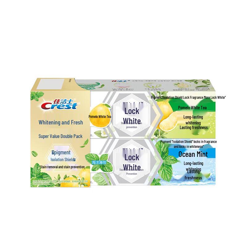 Crest Dual-Action Whitening Toothpaste
Crest Dual-Action Whitening Toothpaste