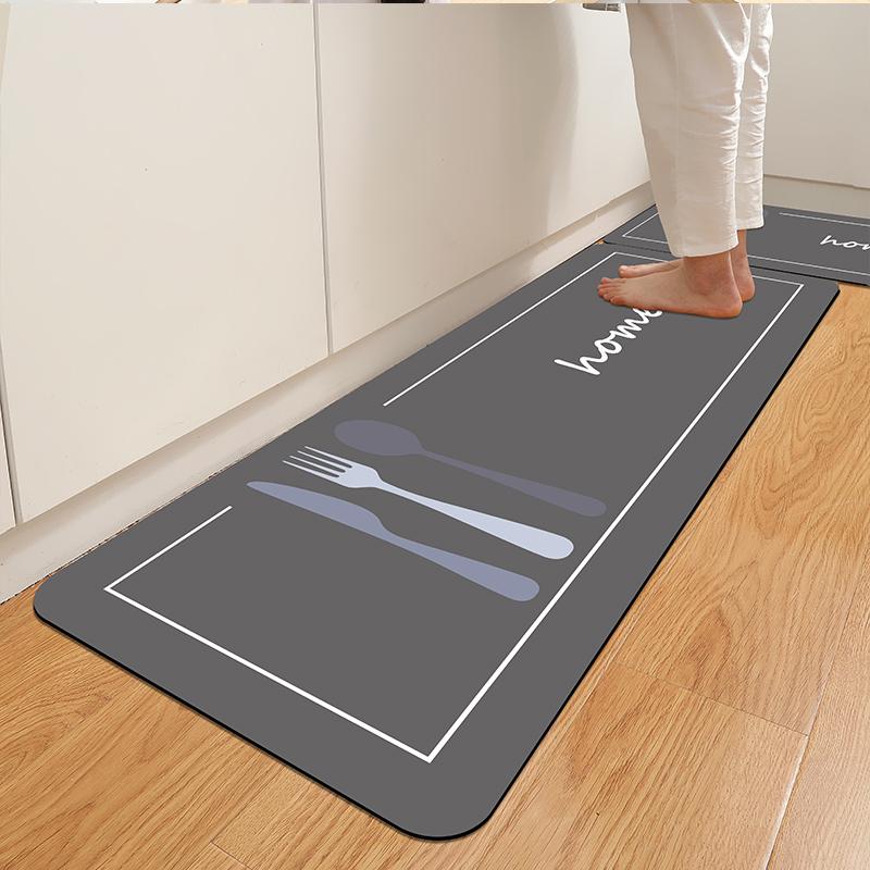 Kitchen, long carpet, bathroom, absorbent diatomite floor mat, doormat, non-slip foot mat, rubber sole, department mat, floor ca 40CMx60CM
Kitchen, long carpet, bathroom, absorbent diatomite floor mat, doormat, non-slip foot mat, rubber sole, department mat, floor ca 40CMx60CM