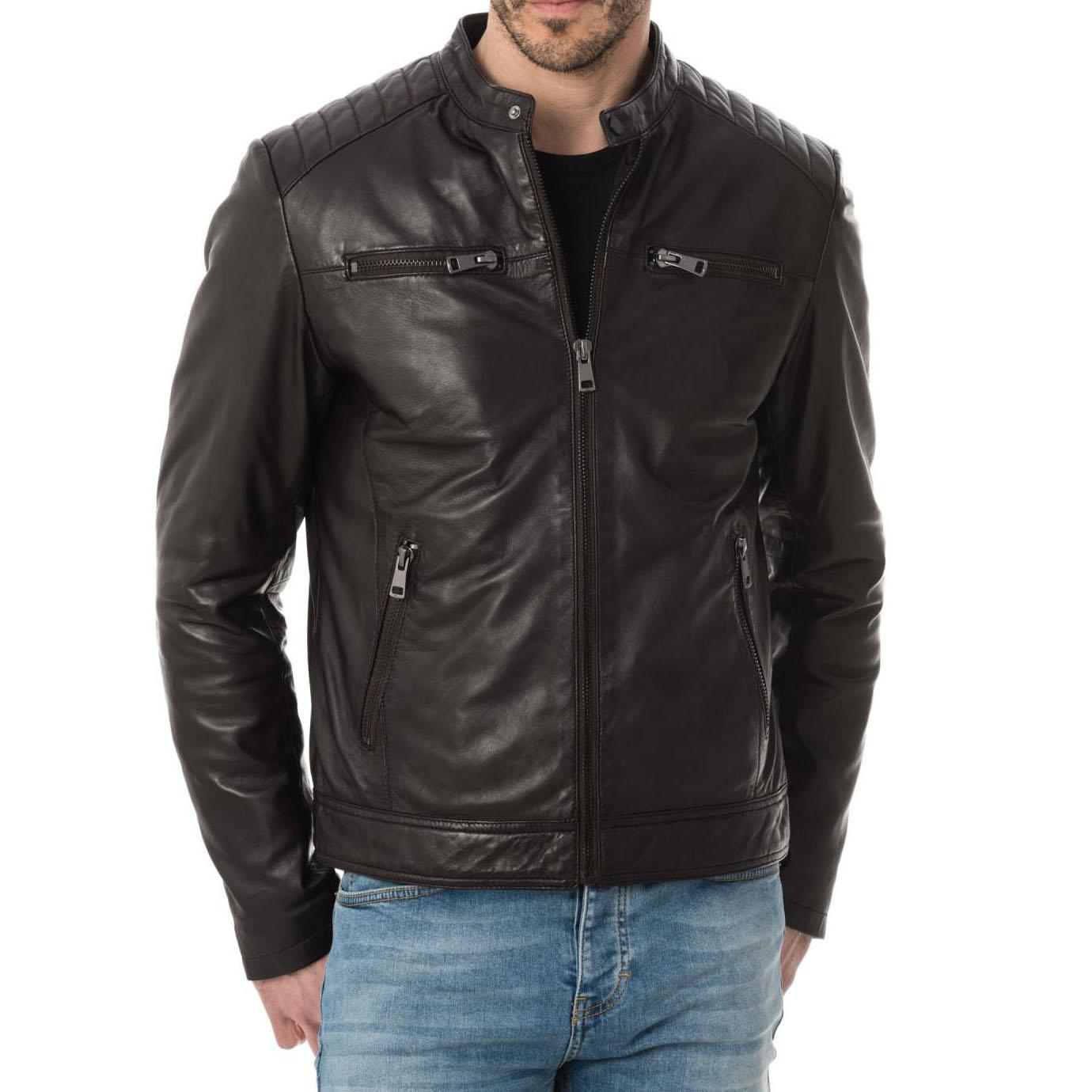 SkinOutfit Men s Genuine Lambskin Black Leather Jacket Stylish Motorcycle Bomber Biker Outerwear MJ 208 M чорний
SkinOutfit Men s Genuine Lambskin Black Leather Jacket Stylish Motorcycle Bomber Biker Outerwear MJ 208 M чорний