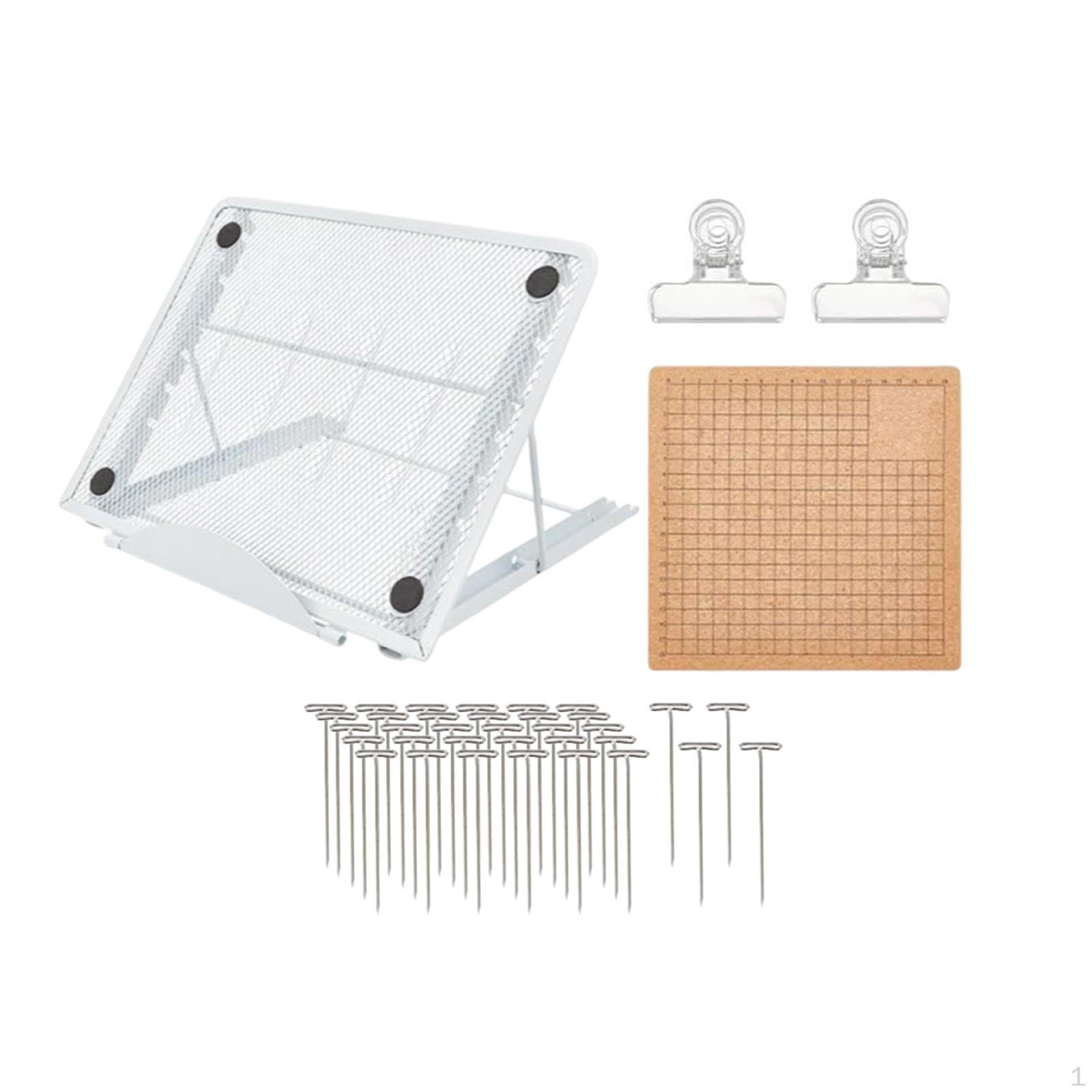 Macrame Board Kit DIY Craft Supplies with 2 Clips Decorative Handmade Double Sided Grids
Macrame Board Kit DIY Craft Supplies with 2 Clips Decorative Handmade Double Sided Grids