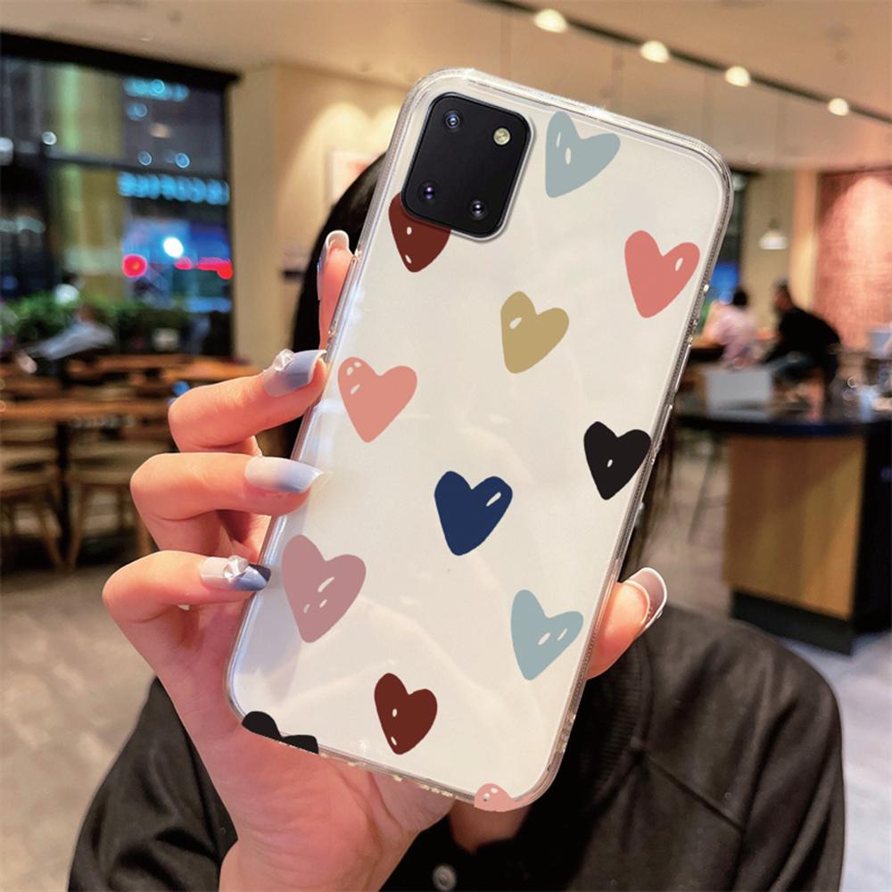 Non-Yellowing Phone Case For Samsung Galaxy Note 10 Lite S10 S10e S10+ S9 + S9 Plus Heart Transparent Clear Love Couple Cover Samsung Galaxy Note 10 Lite 4G
Non-Yellowing Phone Case For Samsung Galaxy Note 10 Lite S10 S10e S10+ S9 + S9 Plus Heart Transparent Clear Love Couple Cover Samsung Galaxy Note 10 Lite 4G