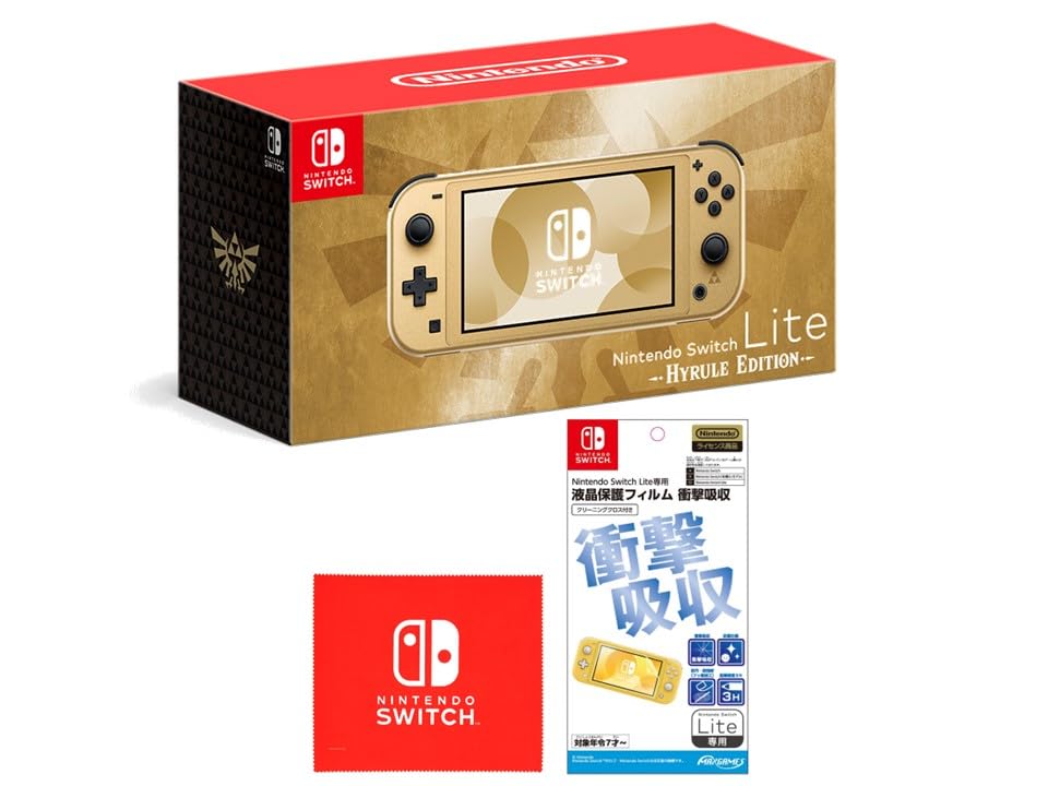Nintendo Switch Lite Hyrule Edition лицензионная защитная ЖК-пленка для Nintendo Switch Lite Ударопоглощающая салфетка из микрофибры с логотипом Switch +
Nintendo Switch Lite Hyrule Edition лицензионная защитная ЖК-пленка для Nintendo Switch Lite Ударопоглощающая салфетка из микрофибры с логотипом Switch +