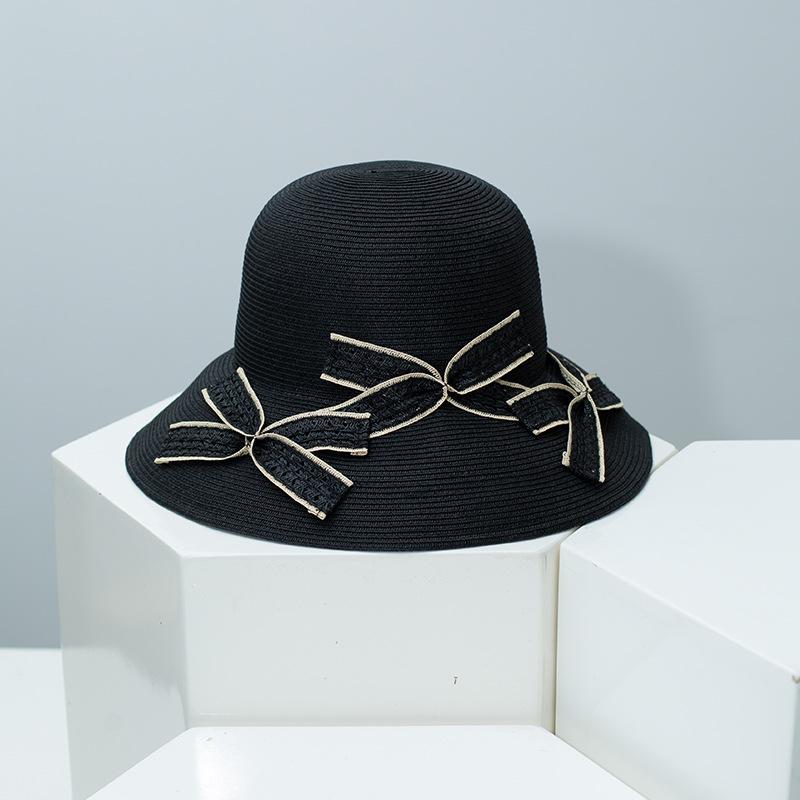 Summer Straw Hat Fashion Wide Brim Casual Beach Sun Hats Outdoor Foldable Sunscreen Block UV Protection Panama Bow Hat For Woman чорний
Summer Straw Hat Fashion Wide Brim Casual Beach Sun Hats Outdoor Foldable Sunscreen Block UV Protection Panama Bow Hat For Woman чорний