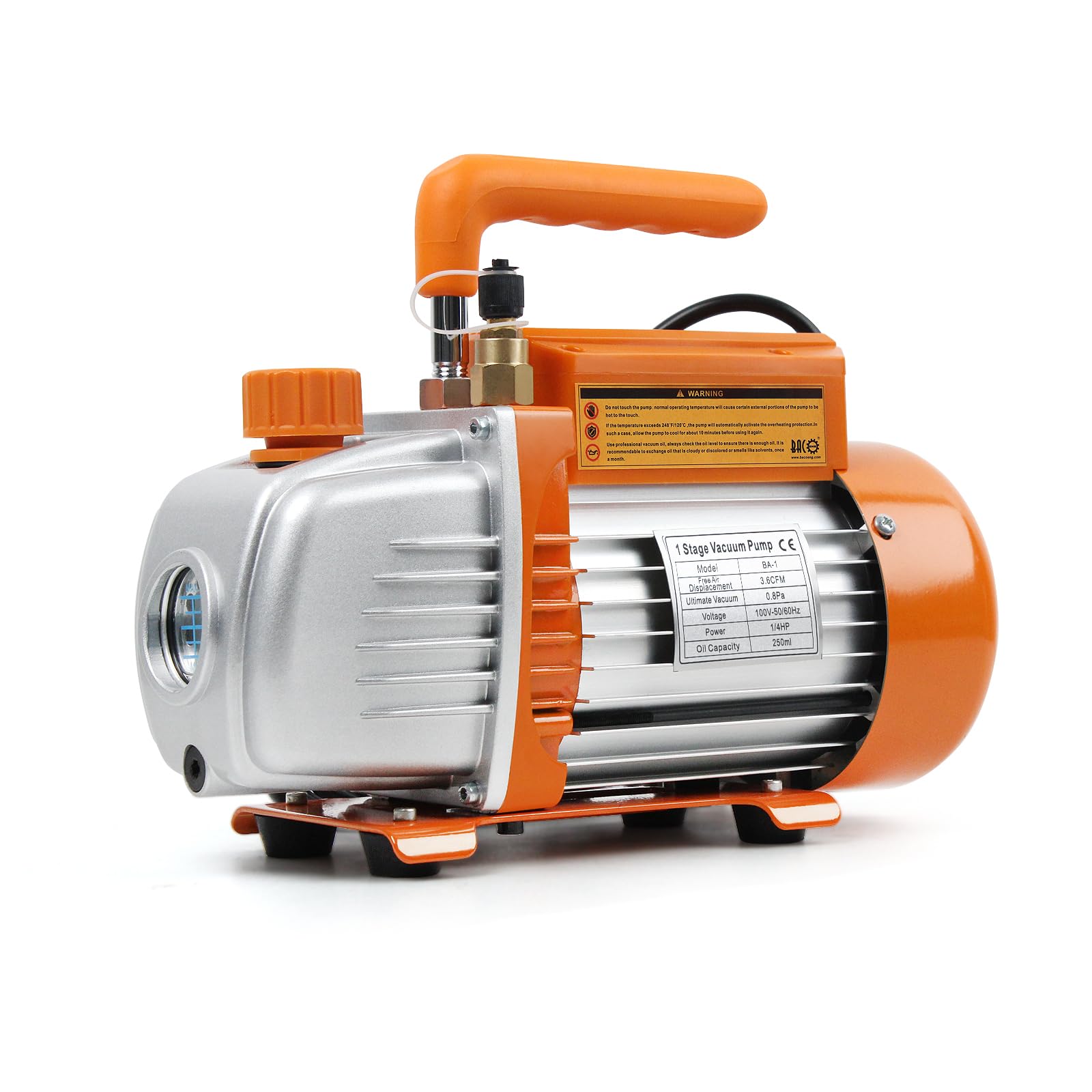 BACOENG 3 CFM Вакуумний насос 100В HVAC Вакуумний дегазаційний насос Корпус Одноступінчастий 50/60 Гц
BACOENG 3 CFM Вакуумний насос 100В HVAC Вакуумний дегазаційний насос Корпус Одноступінчастий 50/60 Гц