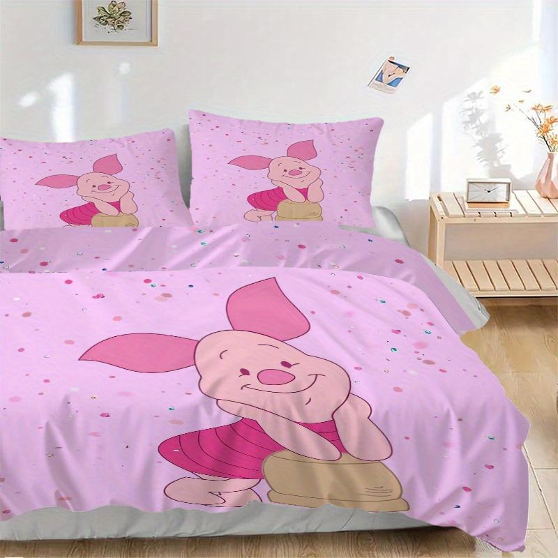 3pcs Cute Cartoon Piglet Quilt Cover Set - Soft and Cozy Bedroom, Guest Room and Dorm Decorative Bedding 3-Piece Set 1 Quilt Cover + 2 Pillow Sha 135x200cm
3pcs Cute Cartoon Piglet Quilt Cover Set - Soft and Cozy Bedroom, Guest Room and Dorm Decorative Bedding 3-Piece Set 1 Quilt Cover + 2 Pillow Sha 135x200cm