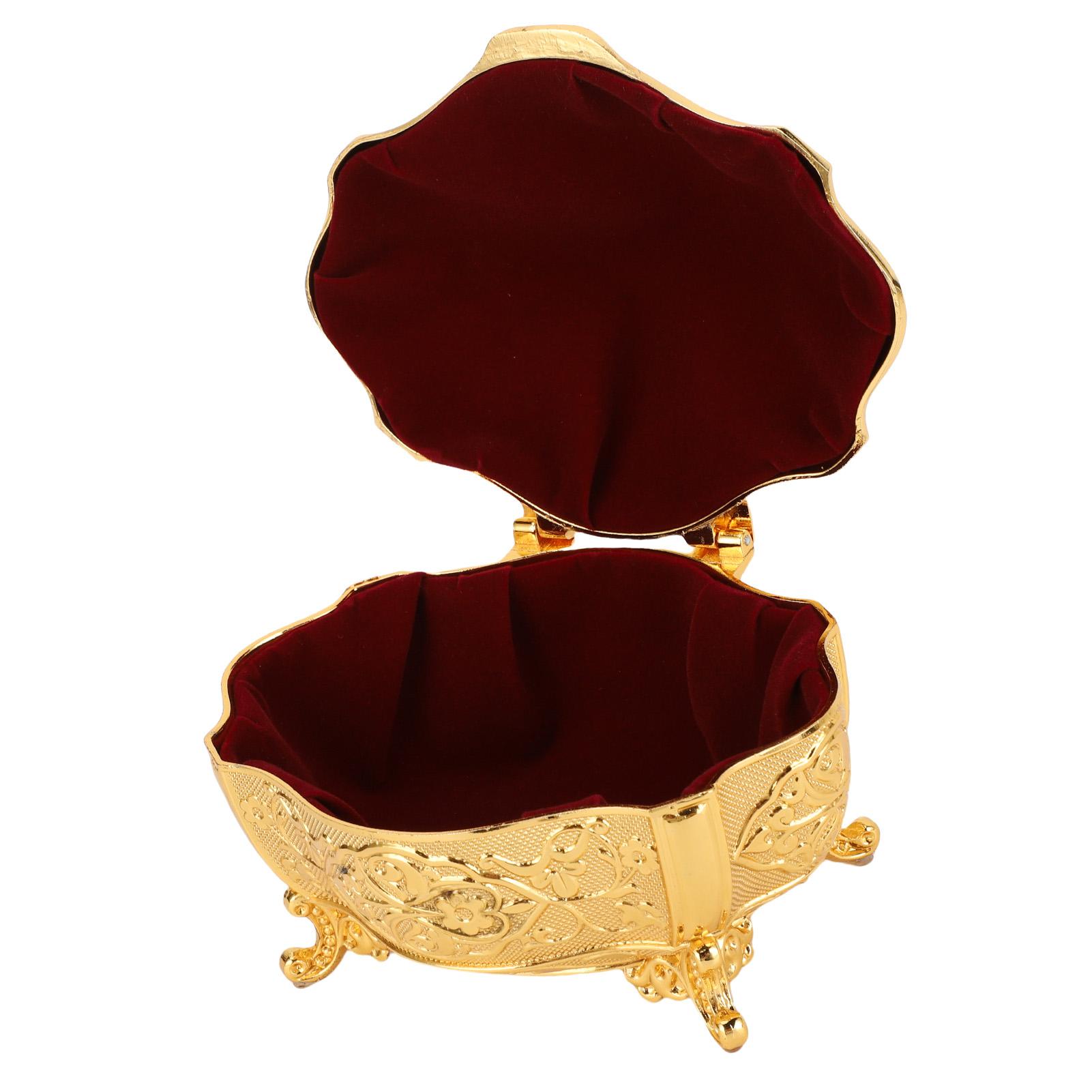 Роскошная винтажная шкатулка для украшений из металлического сплава, овальный органайзер для хранения безделушек для ожерелий, колец, серег
Роскошная винтажная шкатулка для украшений из металлического сплава, овальный органайзер для хранения безделушек для ожерелий, колец, серег