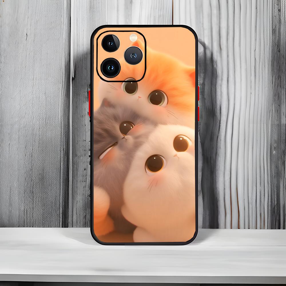 Cute Three Little Kittens Phone Case Black Matte Thin Phone Case For iPhone17 16 15 14 13 ProMax iphone17air
Cute Three Little Kittens Phone Case Black Matte Thin Phone Case For iPhone17 16 15 14 13 ProMax iphone17air