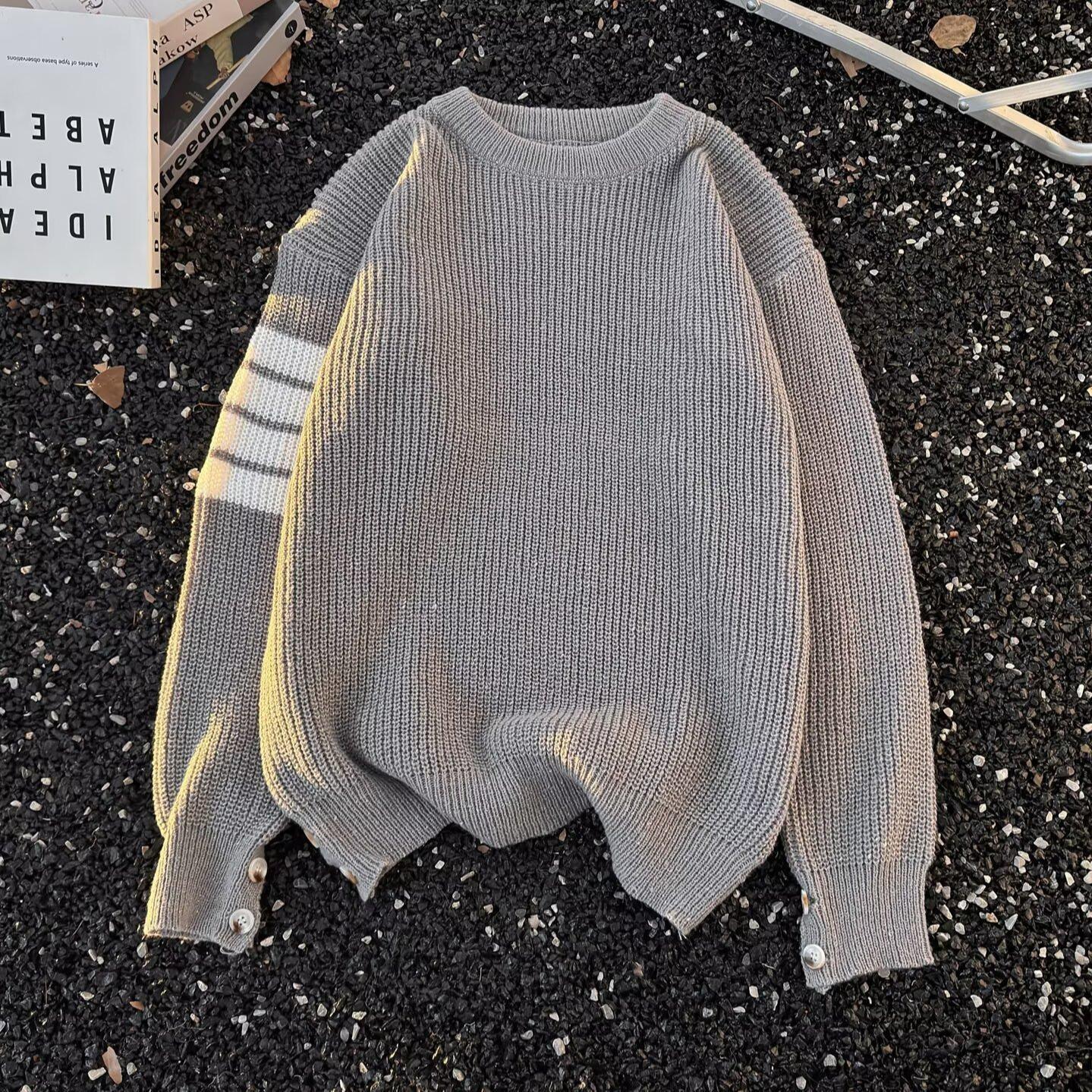 Lazy Deer Plush Striped Sweater - Versatile Harajuku Trend with Japanese Literary Style 2XL сірий колір
Lazy Deer Plush Striped Sweater - Versatile Harajuku Trend with Japanese Literary Style 2XL сірий колір
