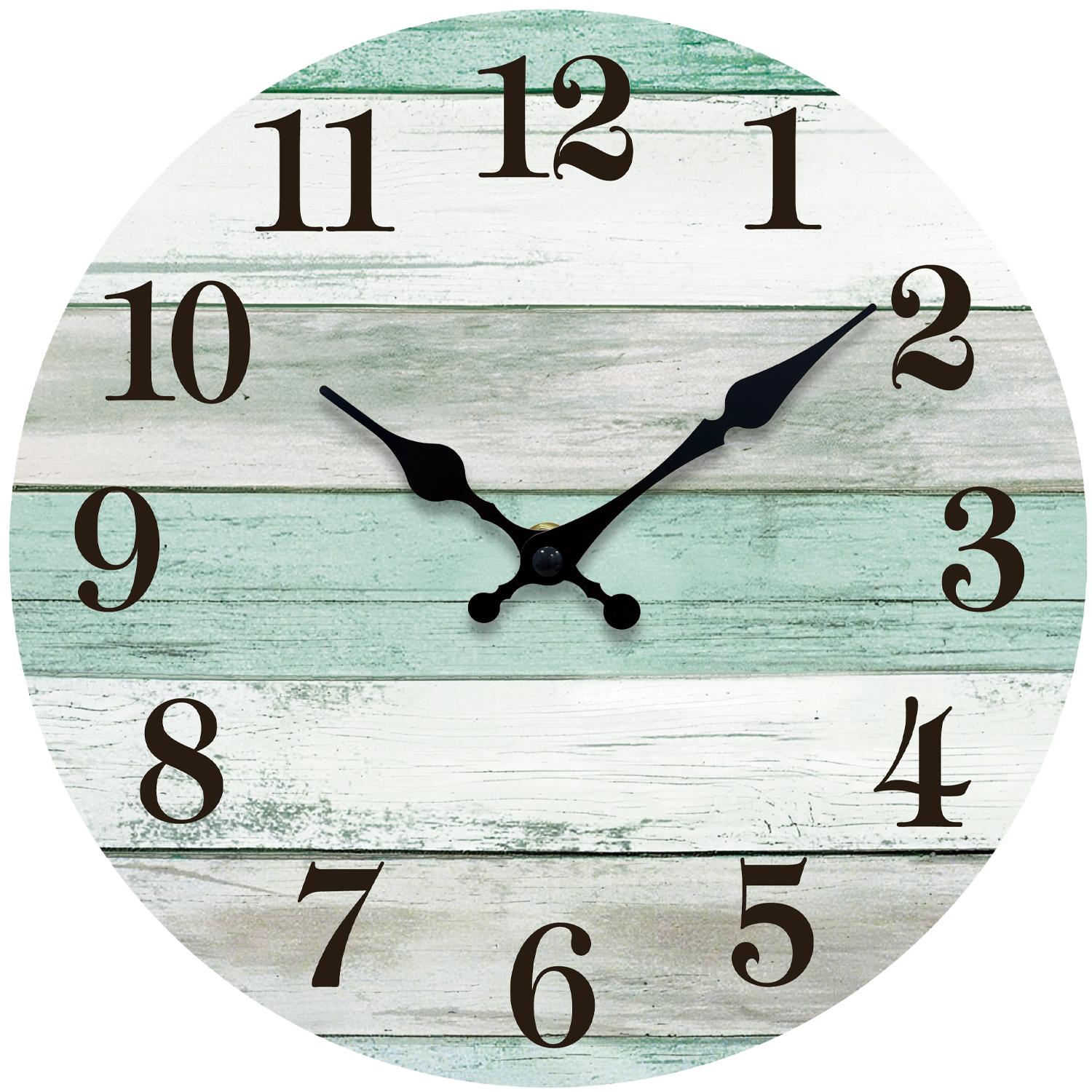 1PC Vintage Wood Wall Clock Board Pattern Retro Black Hands Rustic Decor For Living Room Bedroom Silent Clock 8 10 12 Inch (Green,8 inch) зелений
1PC Vintage Wood Wall Clock Board Pattern Retro Black Hands Rustic Decor For Living Room Bedroom Silent Clock 8 10 12 Inch (Green,8 inch) зелений