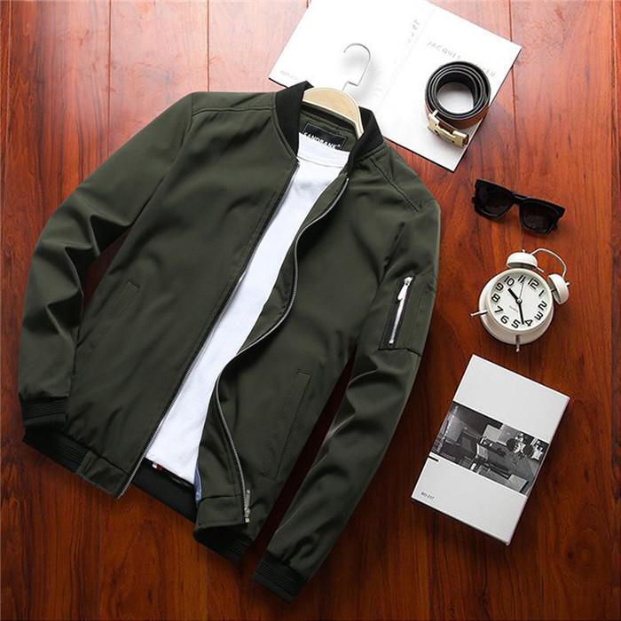 Solid Color Jacket Fashion Men Slim Jacket Casual Jacket Korean Baseball Uniform M верблюд
Solid Color Jacket Fashion Men Slim Jacket Casual Jacket Korean Baseball Uniform M верблюд