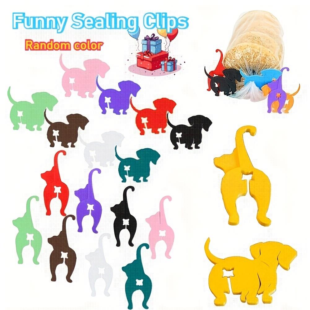 Reusable Cat Dog Butt Shaped Bag Sealing Clips, Creative Bread Bag Clips, Moisture Proof Dust Proof Kitchen Storage Clip Set небесно-голубой
Reusable Cat Dog Butt Shaped Bag Sealing Clips, Creative Bread Bag Clips, Moisture Proof Dust Proof Kitchen Storage Clip Set небесно-голубой