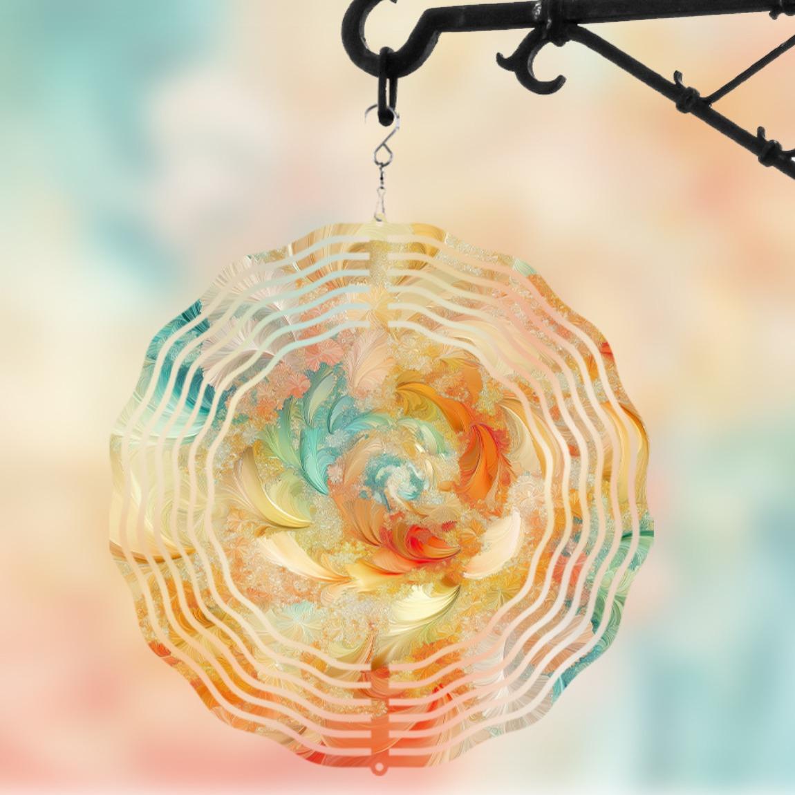 Vibrant Stained Glass Wind Chime with 360 Rotation Colorful Outdoor Decor for Garden Balcony Creative Gift Idea Hanging Ornament 01A
Vibrant Stained Glass Wind Chime with 360 Rotation Colorful Outdoor Decor for Garden Balcony Creative Gift Idea Hanging Ornament 01A