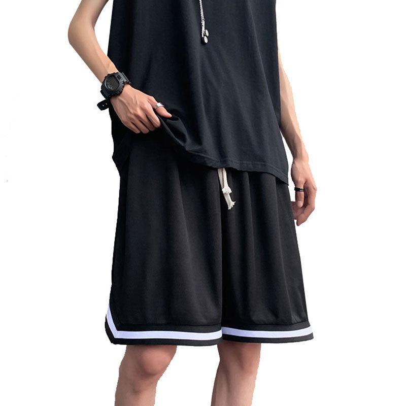 Мужские модные свободные баскетбольные и пляжные шорты L чёрный
Мужские модные свободные баскетбольные и пляжные шорты L чёрный