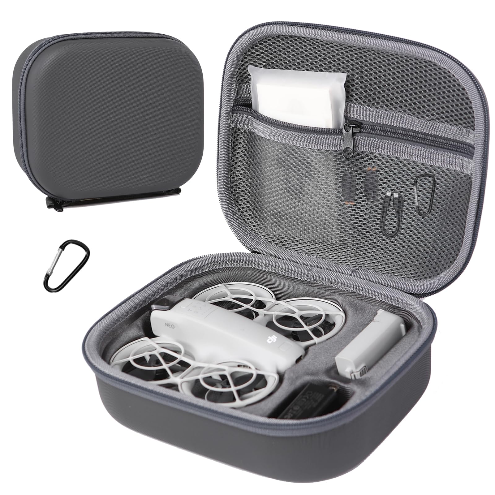 Storage Bag for DJI Neo-Portable Hard Travel Carrying Case with YKK Zipper for DJI Neo Drone Aceessories-Blue сірий
Storage Bag for DJI Neo-Portable Hard Travel Carrying Case with YKK Zipper for DJI Neo Drone Aceessories-Blue сірий