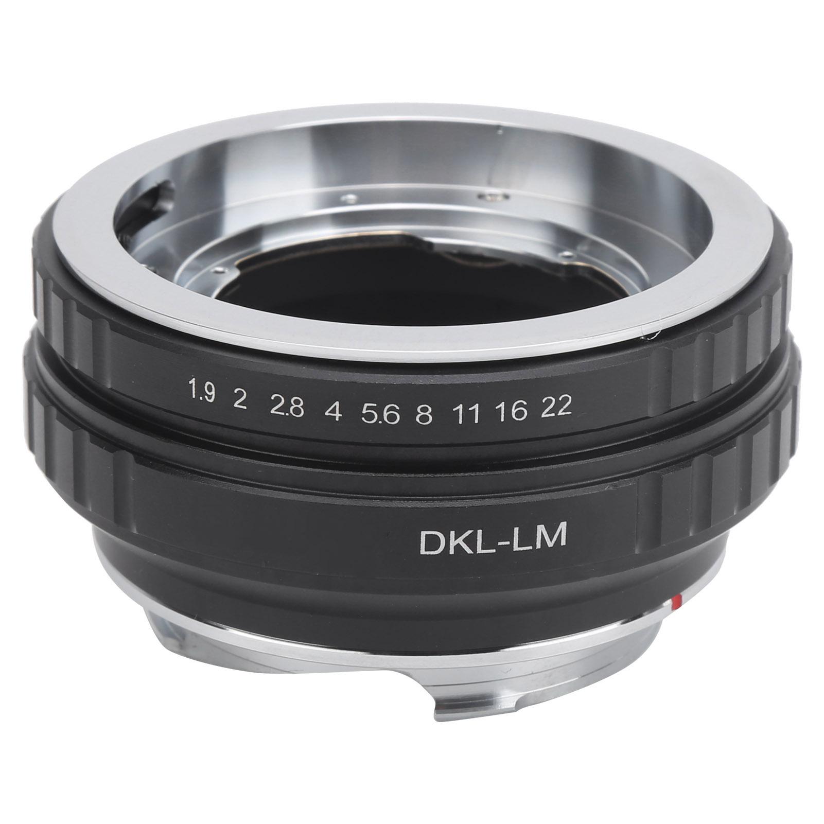 NEWYI DKLLM Lens Adapter Ring for DKL Mount Lens to fit for Leica LM Mount Camera Body
NEWYI DKLLM Lens Adapter Ring for DKL Mount Lens to fit for Leica LM Mount Camera Body