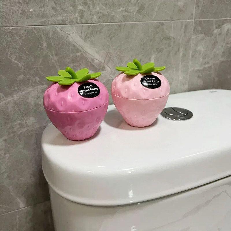 Strawberry Scented Bathroom Indoor Long-Lasting Fragrance Household Toilet Odor Removal Magic Solid Balm Air Freshener Strawberry Magenta - Right
Strawberry Scented Bathroom Indoor Long-Lasting Fragrance Household Toilet Odor Removal Magic Solid Balm Air Freshener Strawberry Magenta - Right
