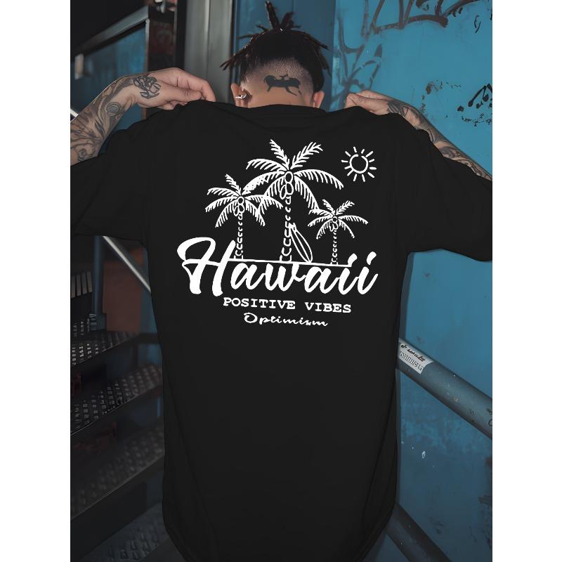 Hawaii Men s Plus Size Relaxed Fit T-Shirt - Crewneck Short Sleeve with Tropical Palm Tree & Hawaii Positive Vibes Optimism 4XL чорний
Hawaii Men s Plus Size Relaxed Fit T-Shirt - Crewneck Short Sleeve with Tropical Palm Tree & Hawaii Positive Vibes Optimism 4XL чорний
