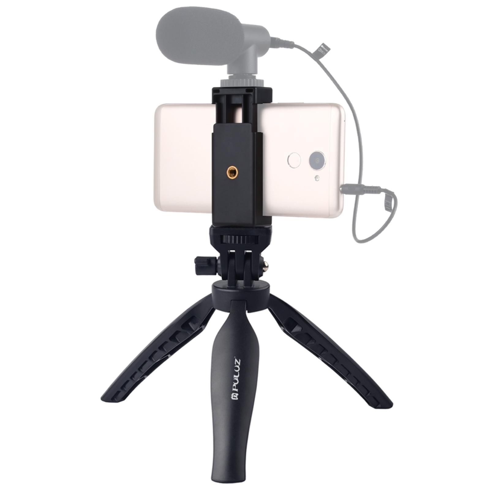 PULUZ PU600 Desktop Tripod Stand with Phone Clamp Adjustable Gimbal for Smartphones Cameras A
PULUZ PU600 Desktop Tripod Stand with Phone Clamp Adjustable Gimbal for Smartphones Cameras A