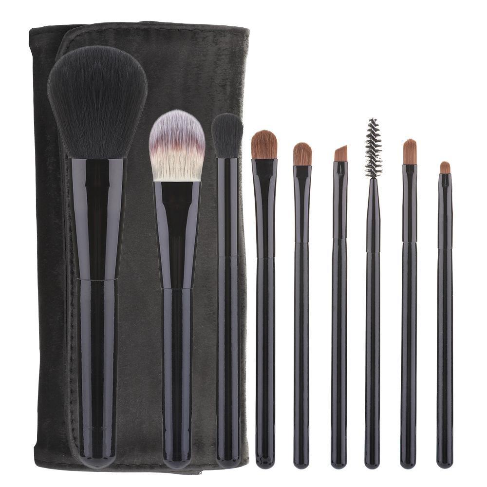 New 9 makeup brushes, brush cover, brush strap bag, animal hair eyeshadow brush, plenty. чёрный
New 9 makeup brushes, brush cover, brush strap bag, animal hair eyeshadow brush, plenty. чёрный