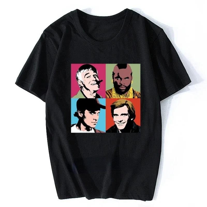 The A-Warhol Team T Shirt Warhol The A Team Serie Series Portraid Parody Graphic Tshirts Funny Retro Mashup Tv Tops Camisetas#Color(1) XXXXXL чёрный
The A-Warhol Team T Shirt Warhol The A Team Serie Series Portraid Parody Graphic Tshirts Funny Retro Mashup Tv Tops Camisetas#Color(1) XXXXXL чёрный